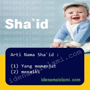arti nama Sha`id
